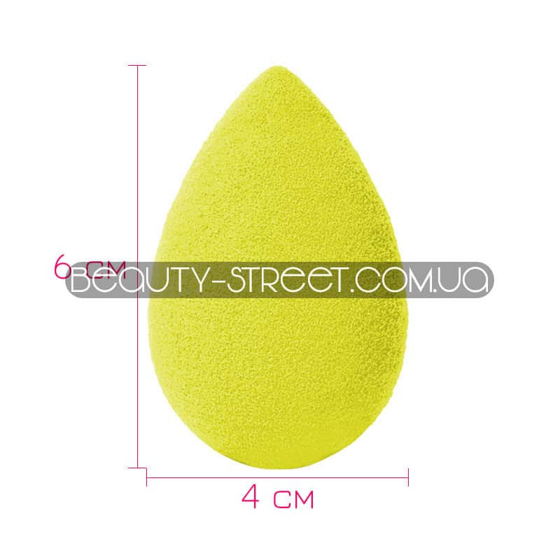 Спонж Beauty Blender для тонального крему жовтий
