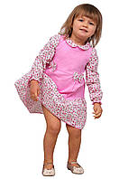 Плаття дитяче пн -983 ріст 80 з довгим рукавом тм "Попелюшка"