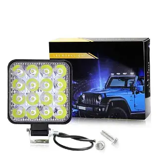 Додаткові лед Led фари 12-24v. Светодиодные фары рабочего света 48w