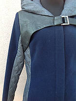 Кашемірове пальто з капюшоном для дівчинки, фото 2