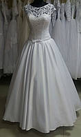 Свадебное атласное пышное платье невесты "Оливия-3"
