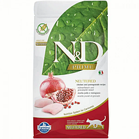 Farmina N&D Grain Free Prime Chicken&Pomegranate Adult — беззерновой корм для взрослых кошек (10 кг)