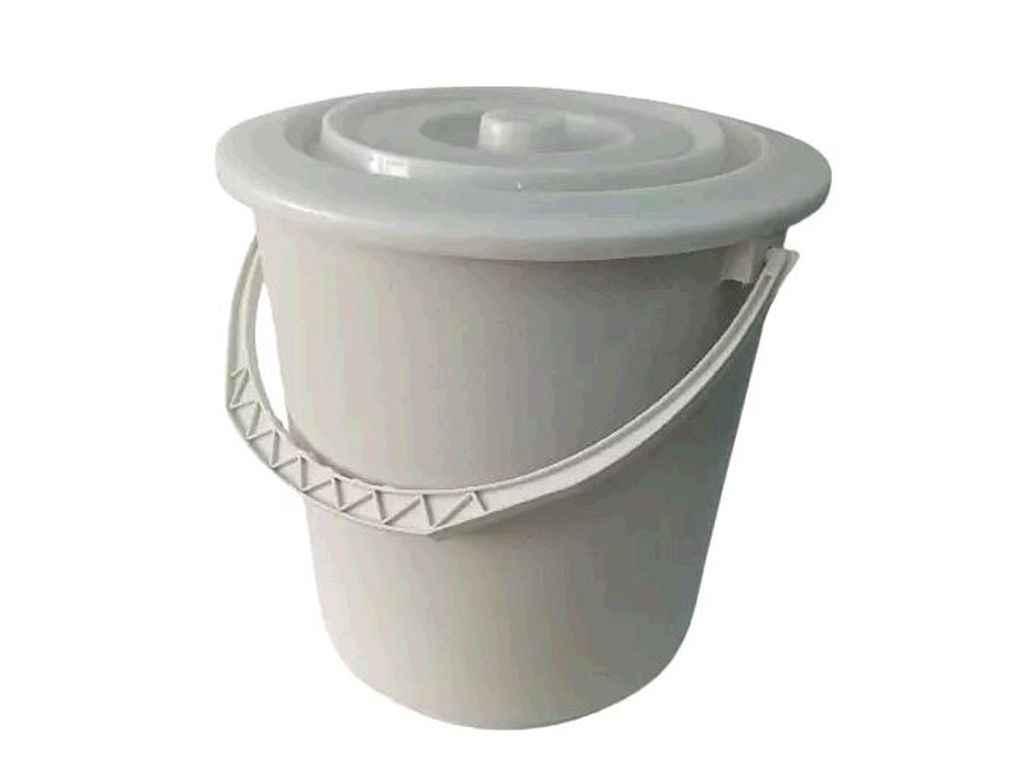 Ведро пл. 20л с крышкой 36см арт.VE20F ТМ ММ-ПЛАСТ, фото 1