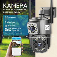 Якісна камера відеоспостереження в режимі реального часу, під SIM карту з розширеним оглядом 360 градусів