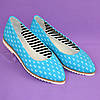 Женские текстильные туфли-балетки с заостренным носком. 37 размер, фото 4