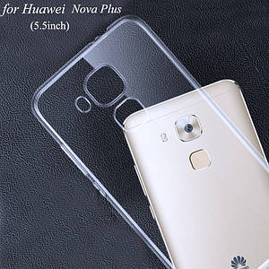 Ультратонкий чохол для Huawei Nova Plus прозорий
