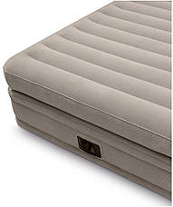 Intex 64446 надувне ліжко Pillow Rest Mid-Rise Bed 152х203х51см, фото 3