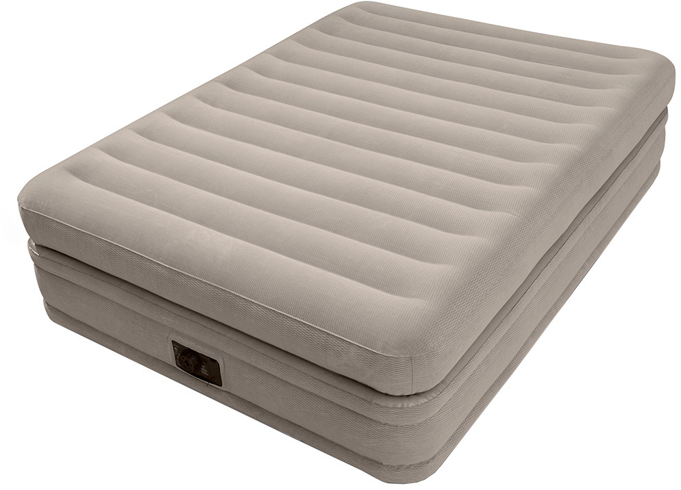 Intex 64446 надувне ліжко Pillow Rest Mid-Rise Bed 152х203х51см