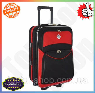 TS Валіза Bonro Style велика чорно-червона Extra Line міцна дорожня валіза з кодовим замком і 5 колесами SHT55_Q