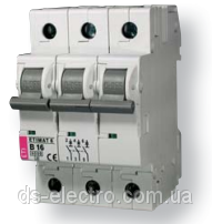 Авт. вимикач ETIMAT 6 3p B 13А (6 kA)
