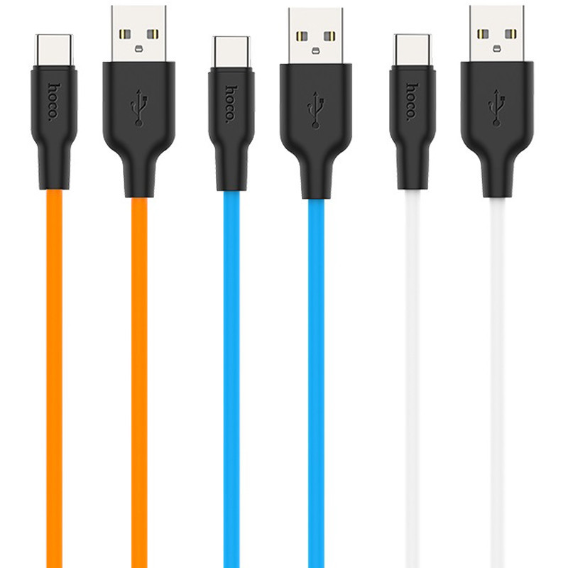 Дата кабель Hoco X21 Plus Silicone Type-C Cable (2m), фото 1