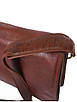 Горизонтальна сумка з натуральної шкіри чоловіча для документів стильна катана руда, фото 7