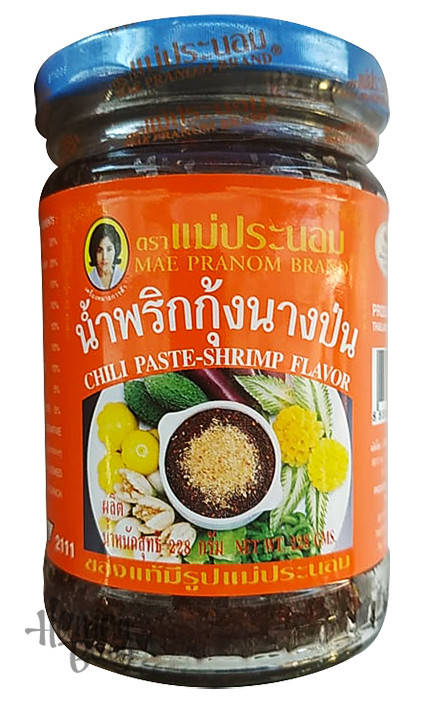 

Паста с перцем чили и креветками, 228 г, ТМ Maepranom brand, Таиланд