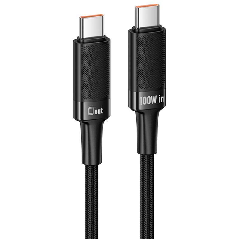 Дата кабель Hoco U153 Extreme Type-C to Type-C 100W (1.2m), фото 1