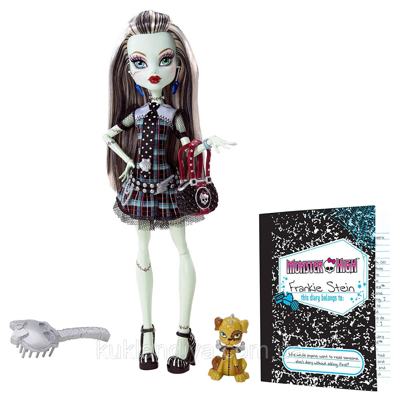 Лялька Monster High Френки Штейн базова з вихованцем, фото 1