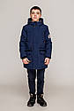 Стильна демісезонна куртка Парку Ештон на хлопчика Розміри 128  Колір джинс, фото 4