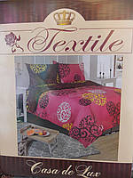 Комлект постельного белья "Casa de Lux Textile",euro, 200х220, растительные мотивы