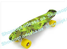 Пенні борд Penny Board New Exclusive 22" Мілітарі зелений