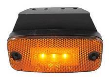 Габарит LED жовтий з кронштейном (LD180)