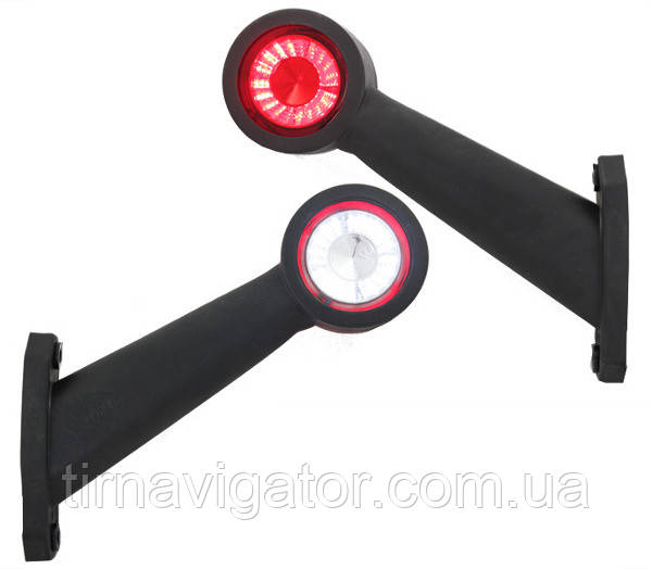 Габарит LED ріжок 45* довгий лівий (LD726) L, фото 1