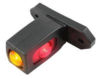Габаритный-рог боковой LED (короткий, бело-красно-желтый) (LD534)