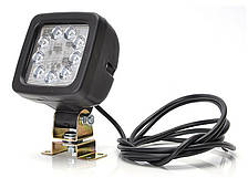 Фара-прожектор (лампа заднього ходу) LED 100*100 (9-LED 1300 Lm)
