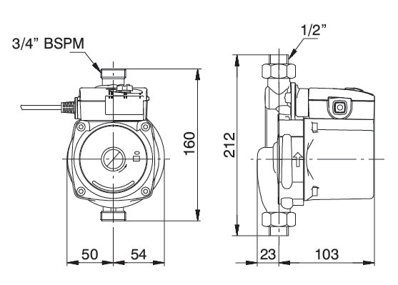 Насос для повышения давления Grundfos UPA 15-90 (59539512, Оригинал!!!) - фото 2 - id-p3076046