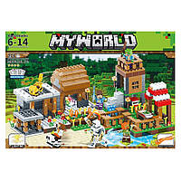 Конструктор дитячий Майнкрафт My World 600D пластик, 778 деталей