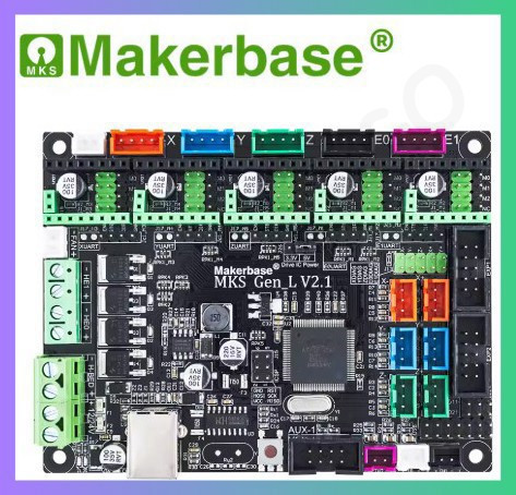 Плата 3D-принтера Makerbase MKS Gen_L 2.1 TMC2209 контролер для 3D-друку, фото 1