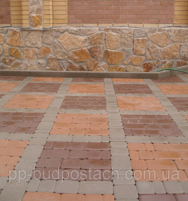 Тротуарна плитка Старе місто Золотий мандарин асортимент Тротуарна плитка Старе місто Золотий мандарин асортимент
