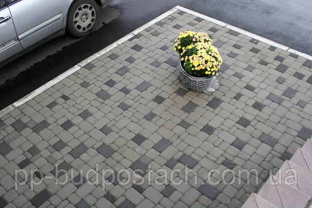 Тротуарна плитка Старе місто Золотий мандарин асортимент Тротуарна плитка Старе місто Золотий мандарин асортимент