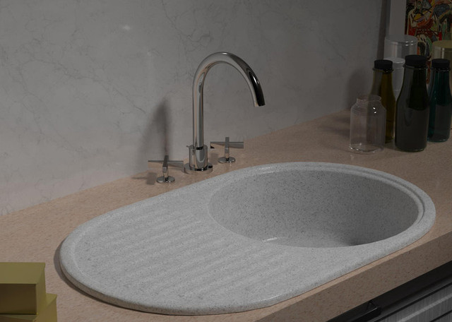 Плита гранітна мийка COSH овальна