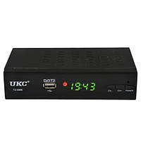 Тюнер цифровой DVB-T2 с поддержкой WiFi адаптера UKC T2-0968 Черный