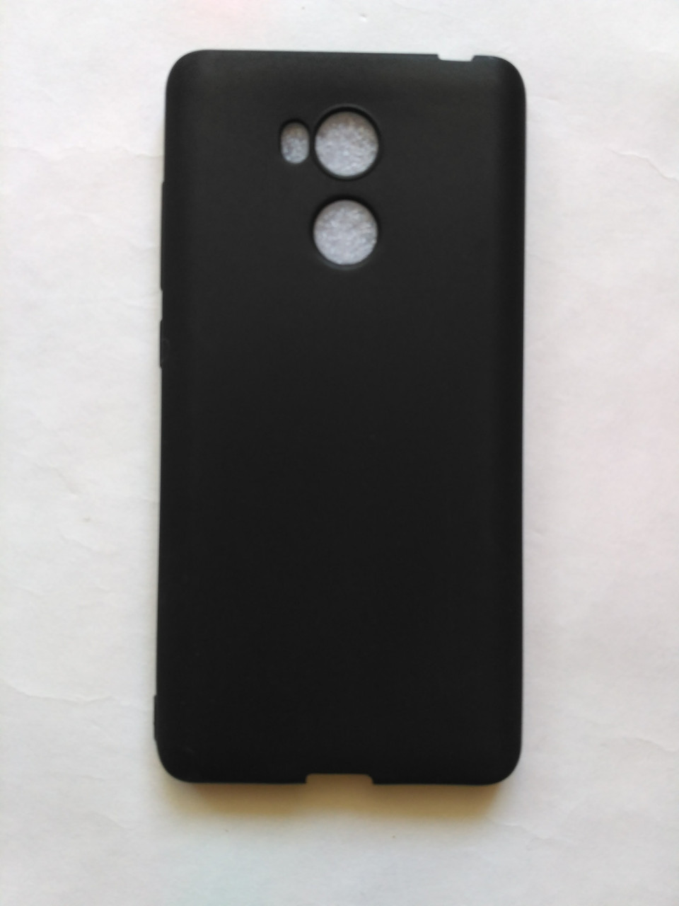 Силіконовий чохол для Xiaomi Redmi 4 Pro чорний матовий Чорний 1354P