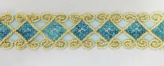 Тасьма оздоблювальна декоративна з паєтками