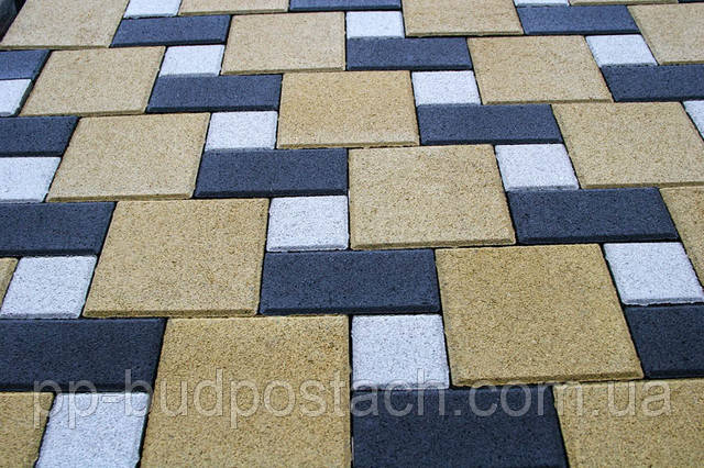 Тротуарна плитка Цегла квадрат великий (240х160) Золотий мандарин Тротуарна плитка Цегла квадрат великий (240х160) Золотий мандарин