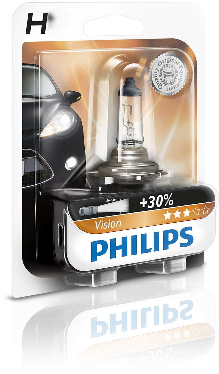 Галогенна лампа PHILIPS H4 VisionPlus 12V 60/55W 12342VPB1