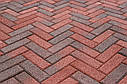 Тротуарна плитка цегла вузька Золотий мандарин, фото 3