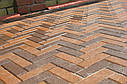 Тротуарна плитка цегла вузька Золотий мандарин, фото 4