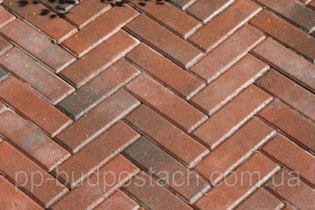 Тротуарна плитка цегла вузька Золотий мандарин Тротуарна плитка цегла вузька Золотий мандарин