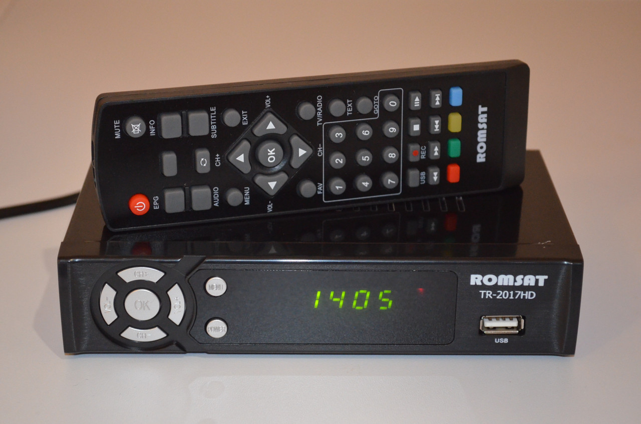 Romsat TR-2017HD — DVB-T2 Тюнер Т2 