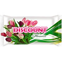 Влажные салфетки discount "Цветы"