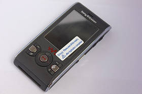 Мобільний телефон слайдер Sony Ericsson W595 на одну сім-карту, з диктофоном, радіо/ Чорний
