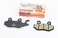 Тормозные колодки (дисковые) правое ухо, Viper - RACE/STORM/CG/C/HONDA-LS125;NSR 50;MBX 50/LIFAN/KYMCO-Pulsar/LONCIN, к-кт 2шт,