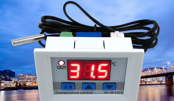 Терморегулятор XH-W1321 12V(червоні цифри)