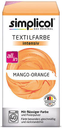 Фарба Simplicol для зміни кольору 150мл+400г закріплювач помаранчеве манго, фото 2