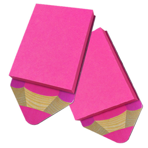 Стікер Post-it на магніті 90х55 мм., 50 аркушів, «Рожевий олівець»