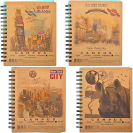 Блокноти KRAFT спіраль