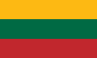 Прапор Литви 100х150 см, атлас