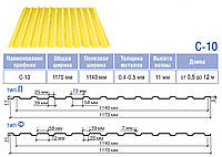 Профнастил С-10 Ре